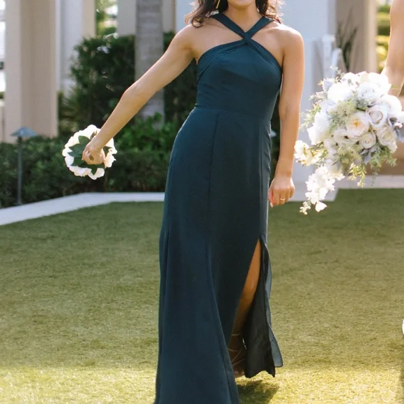 Azazie Dresses Azazie Rue Navy Blue Poshmark